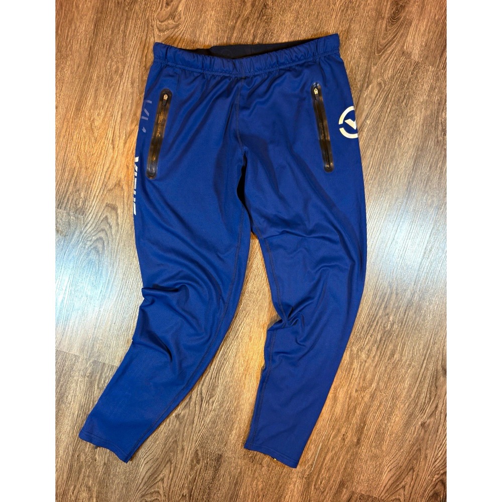 Virus Men's Blue Athletic Jogger Pants Size S Activewear Pull On Pockets